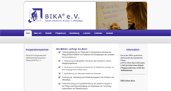 Desktop Screenshot of bika.de