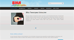 Desktop Screenshot of bika.com.pl