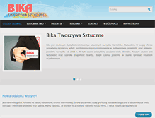 Tablet Screenshot of bika.com.pl